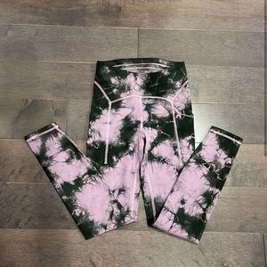 Lululemon Power Thru High-Rise Tight Over Dye Wisteria Purple Graphite